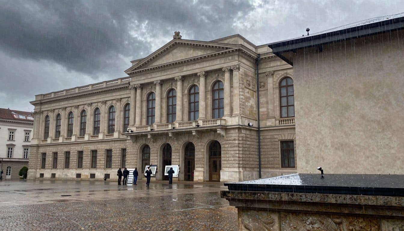 Forti piogge a Vienna: l'acqua penetra nell'Albertina, nessuna opera coinvolta
