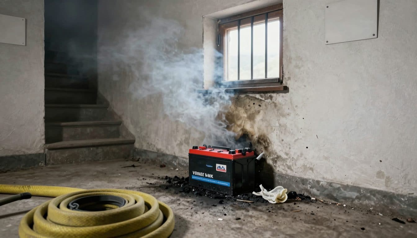 Batteria di e-bike provoca l'incendio di una casa a Klam – residente e figlia si salvano in tempo