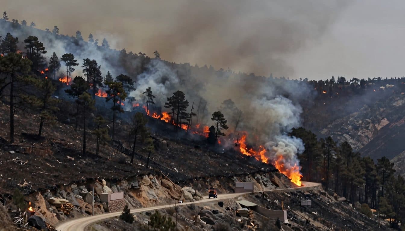 Grande incendio nelovest della Spagna devasta 2.200 ettari – il governo regionale sospetta incendio doloso