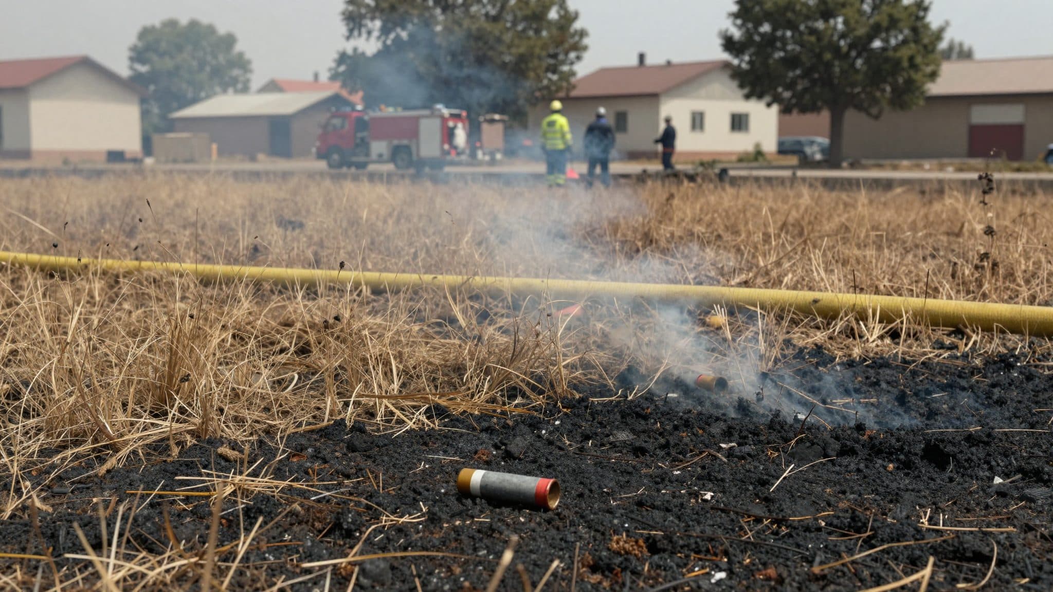15enne del distretto di Urfahr-Umgebung dà fuoco a un prato a St. Georgen an der Gusen con fuochi d'artificio