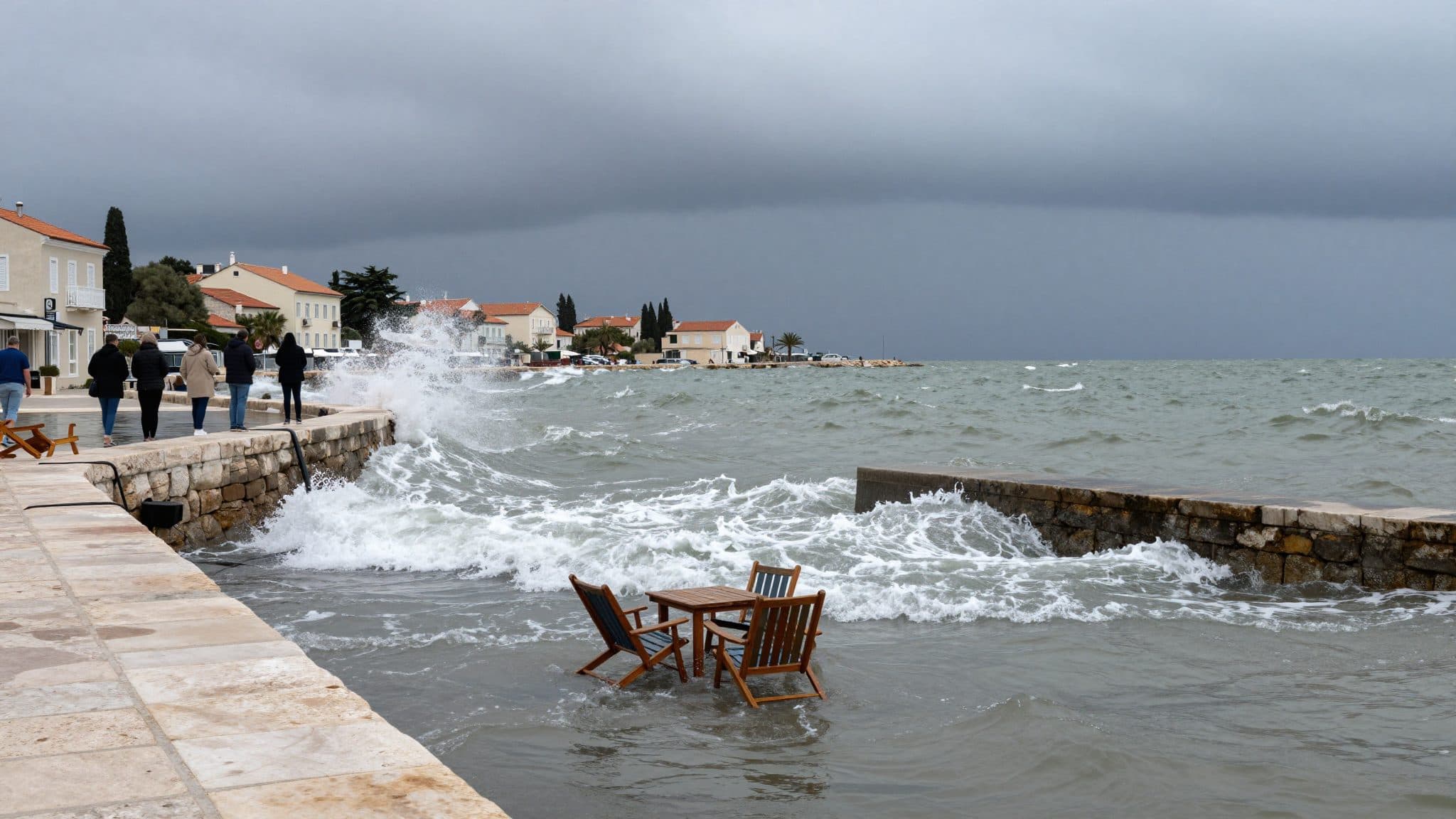 Meteotsunami colpisce la costa croata: Mali Lošinj inondata in pochi minuti