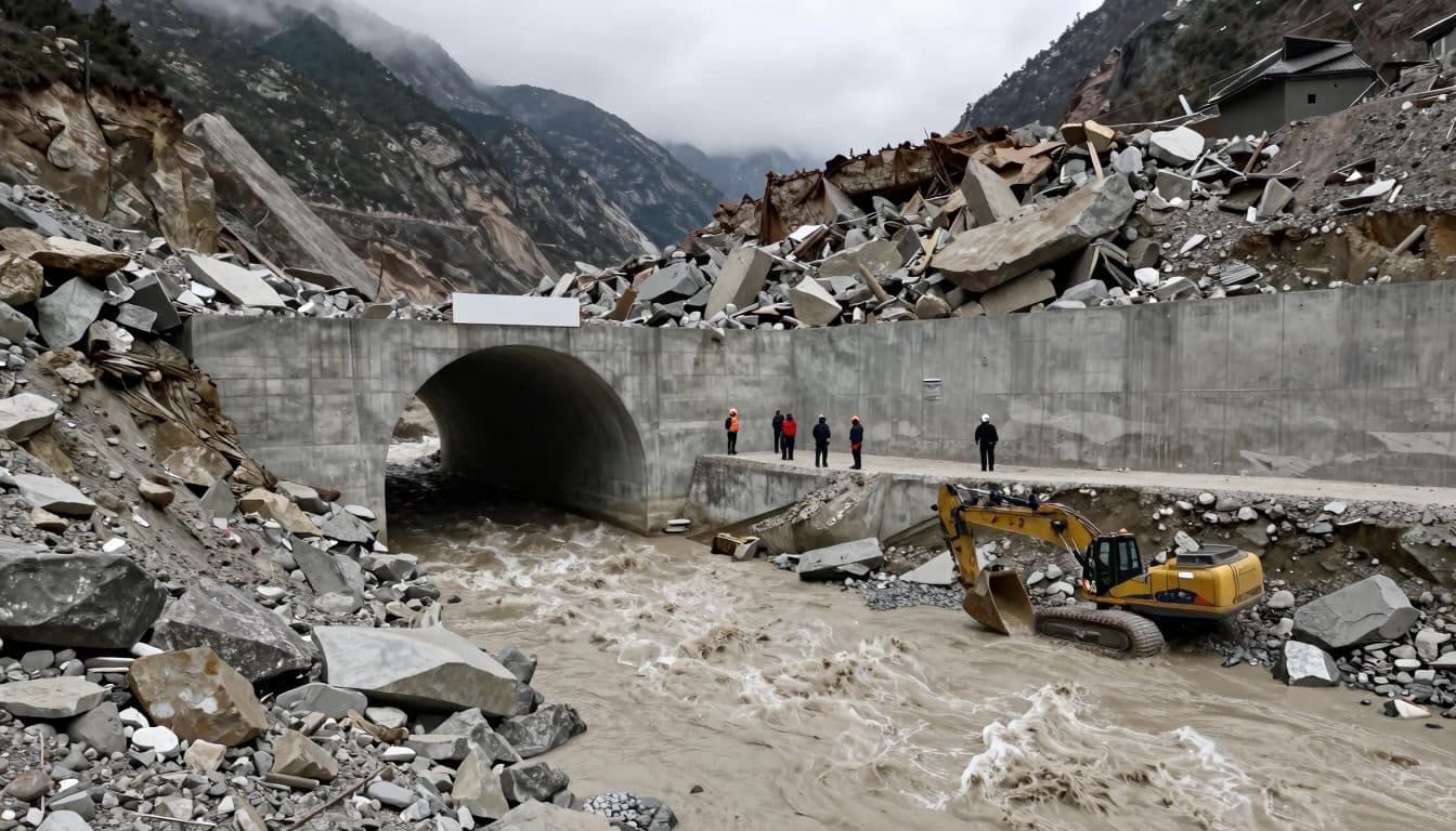 Due lavoratori salvati vivi da un tunnel idroelettrico in Nepal nove giorni dopo una frana