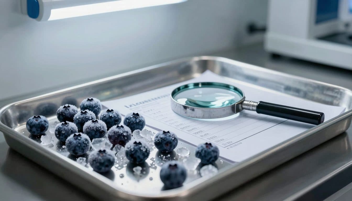 Ritiro Jütro: mirtilli selvatici surgelati richiamati per possibile contaminazione da salmonella
