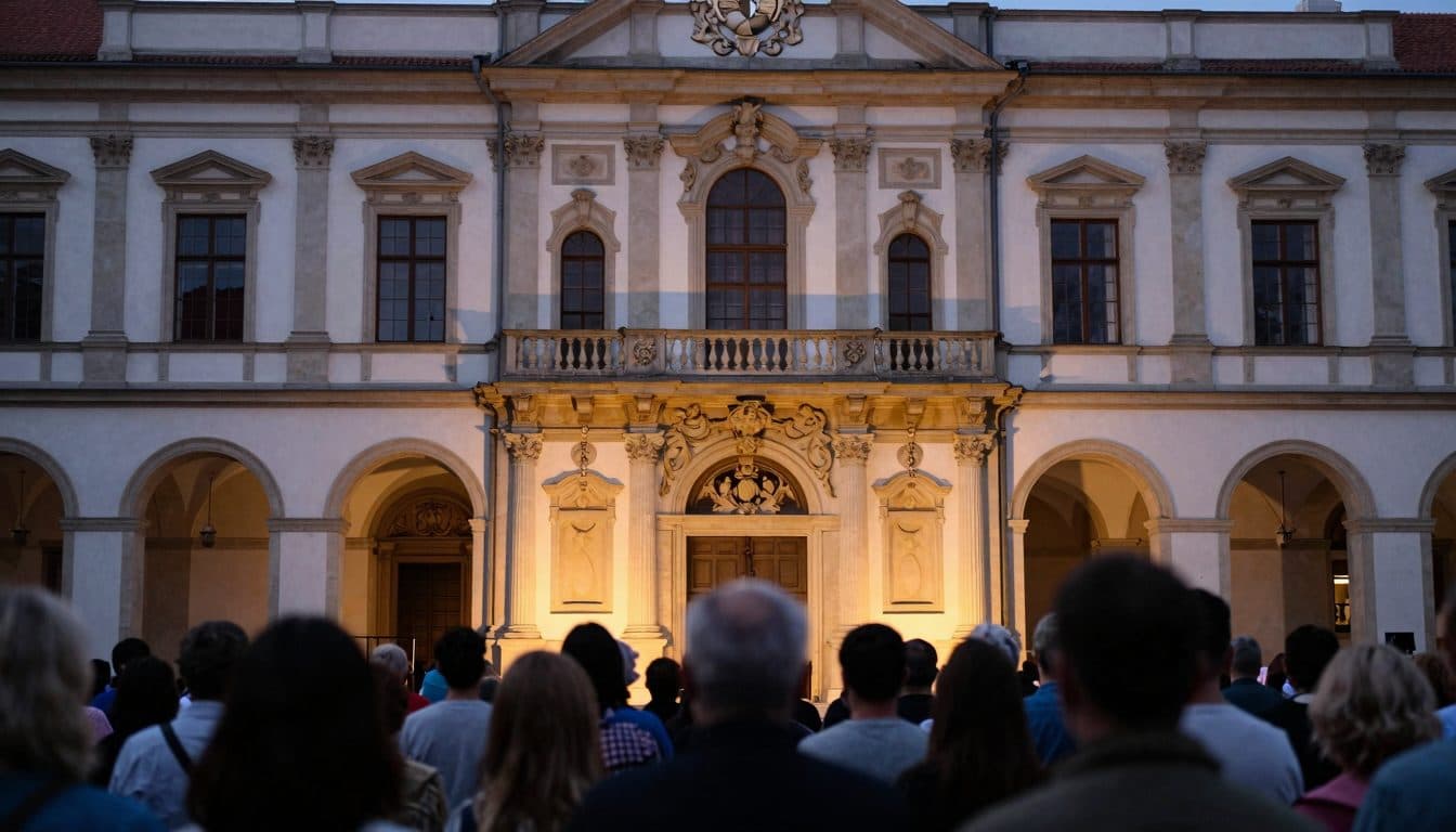 Prima di "Samson et Dalila" di Saint-Saëns nel Cortile Imperiale dell'Abbazia di Klosterneuburg