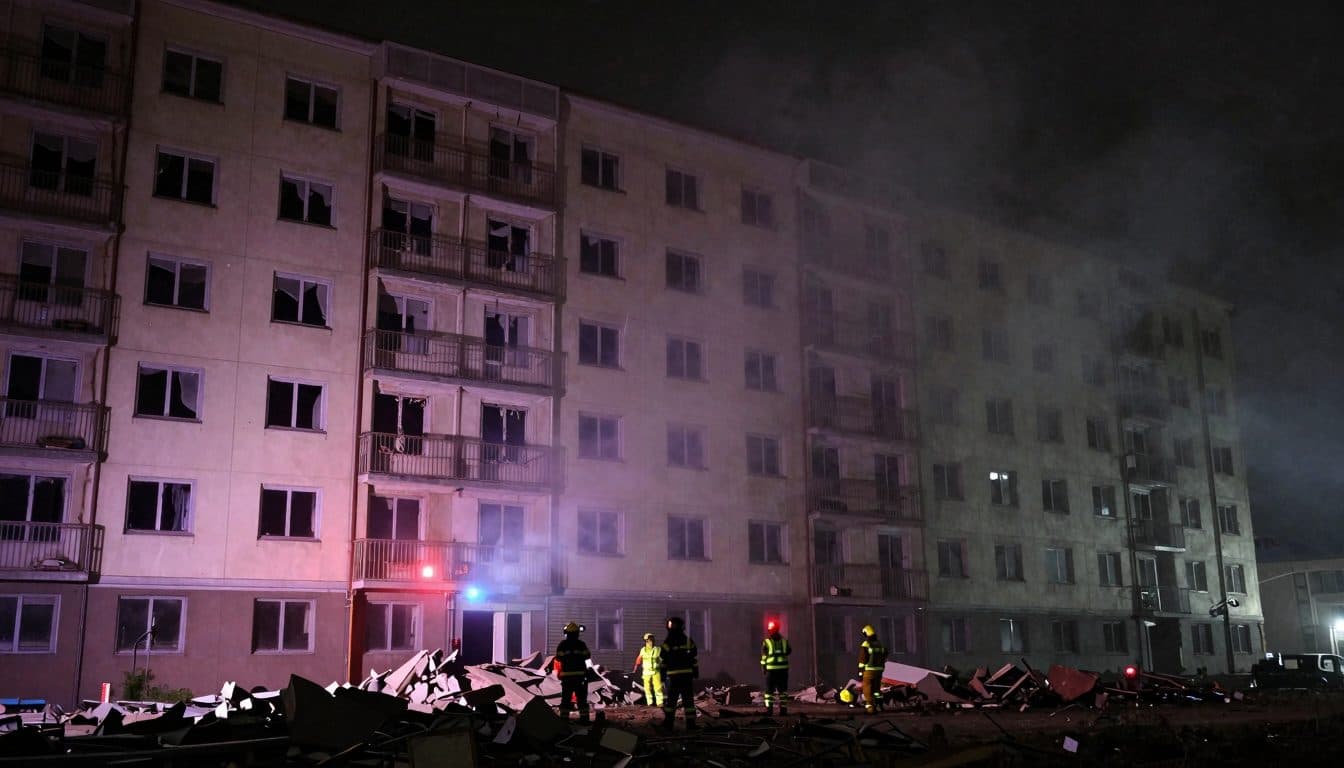 Missile russo colpisce edificio residenziale a Kiev, uccidendo almeno quattro persone