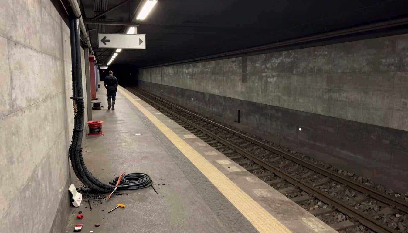 Isolamento danneggiato su una linea da 15.000 Volt ha provocato l'incendio dei cavi nella rete S-Bahn di Vienna