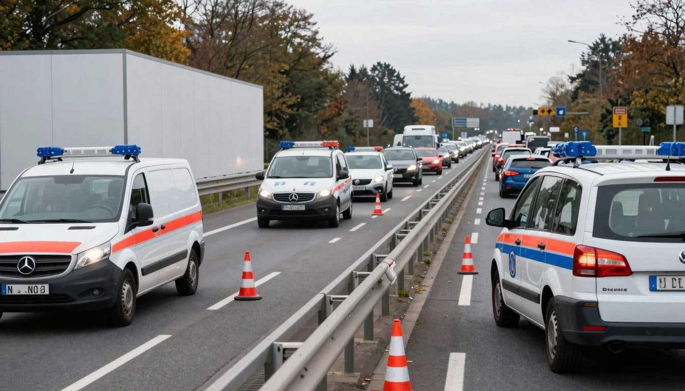 A1 Incidente Brema Amburgo Coda Tir Blocco