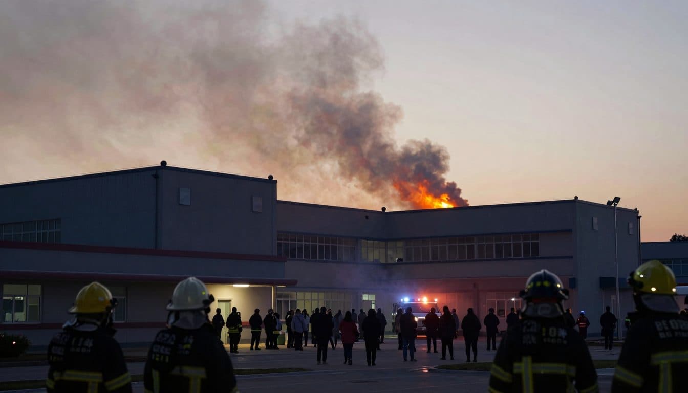 Incendio del tetto in un ospedale a Ludwigslust: almeno 34 feriti nella maxi operazione dei vigili del fuoco