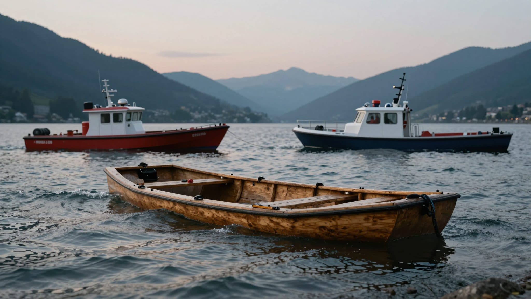 Sette persone salvate da una zattera che stava affondando sul Lago di Costanza