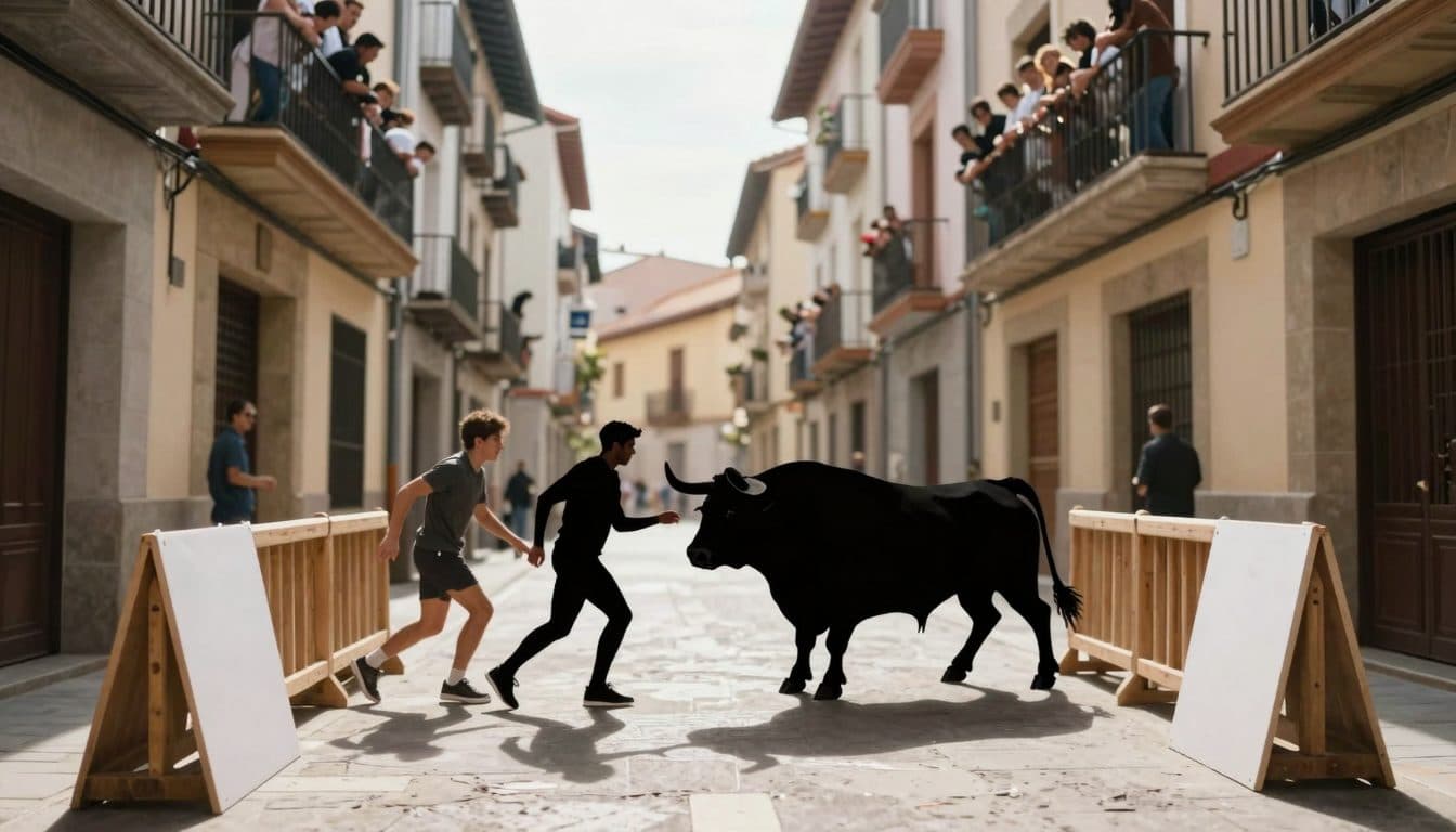 Cinque feriti nella prima corsa dei tori della festa di San Fermín a Pamplona