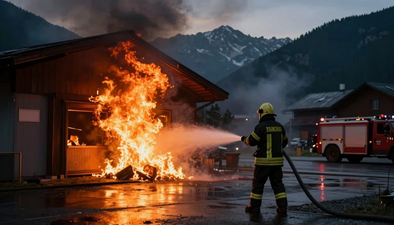 Grande incendio a Matrei in Osttirol: 170 vigili del fuoco impegnati nell'intervento