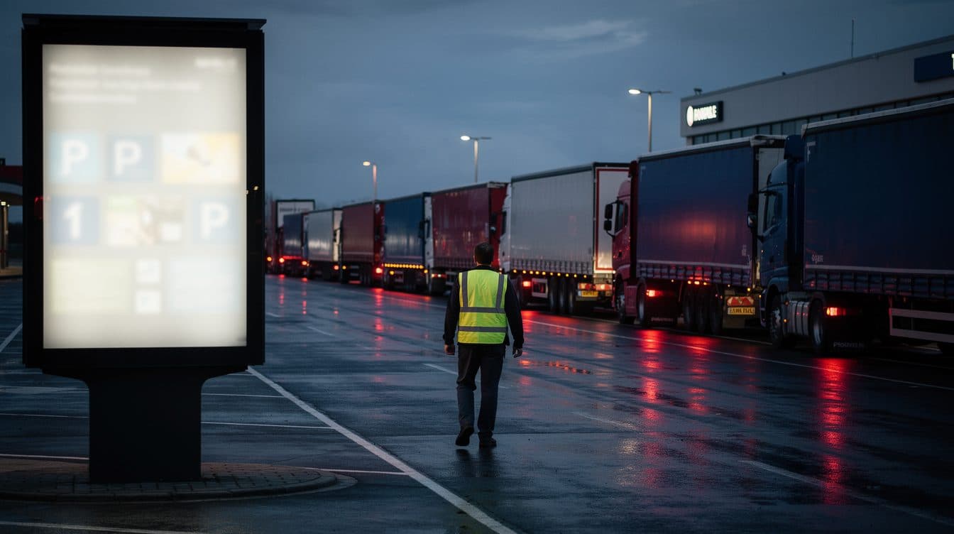 Germania lancia un servizio digitale di informazioni sui parcheggi per camion per alleviare la carenza di spazi di sosta