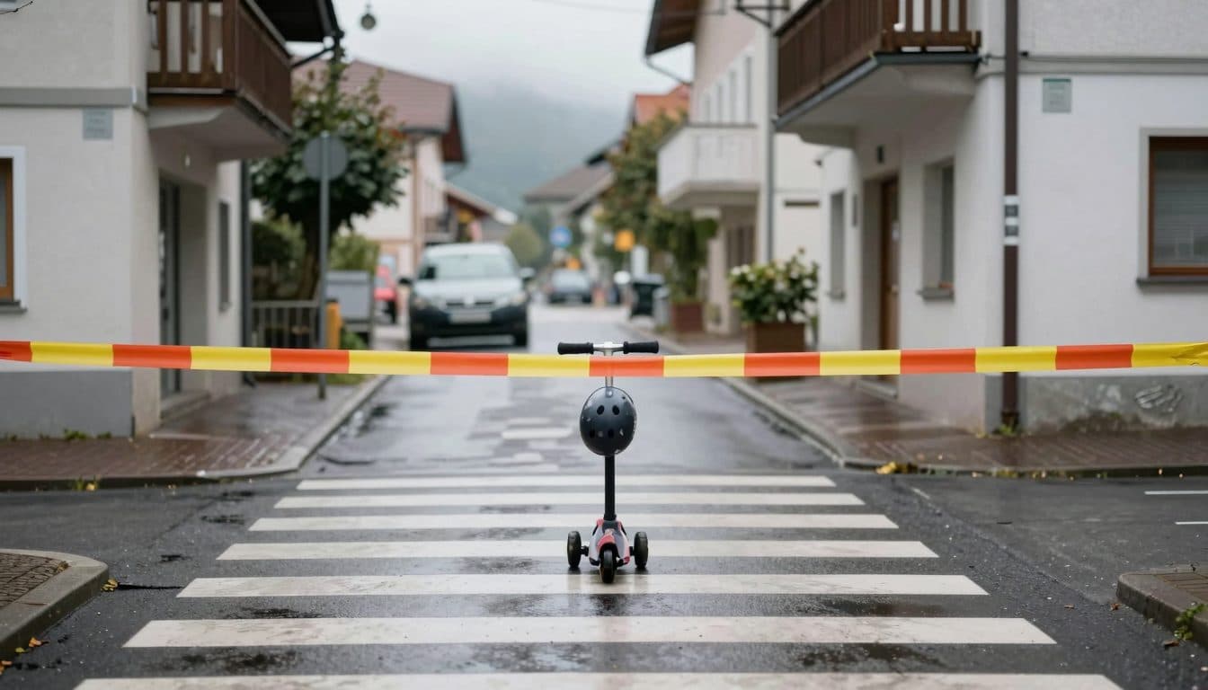 Bambino di quattro anni investito e ferito su un passaggio pedonale in Vorarlberg da un automobilista di 17 anni