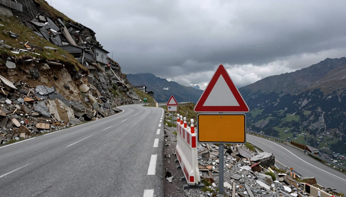 La strada del ghiacciaio di Kaunertal riapre al traffico da martedì dopo le frane