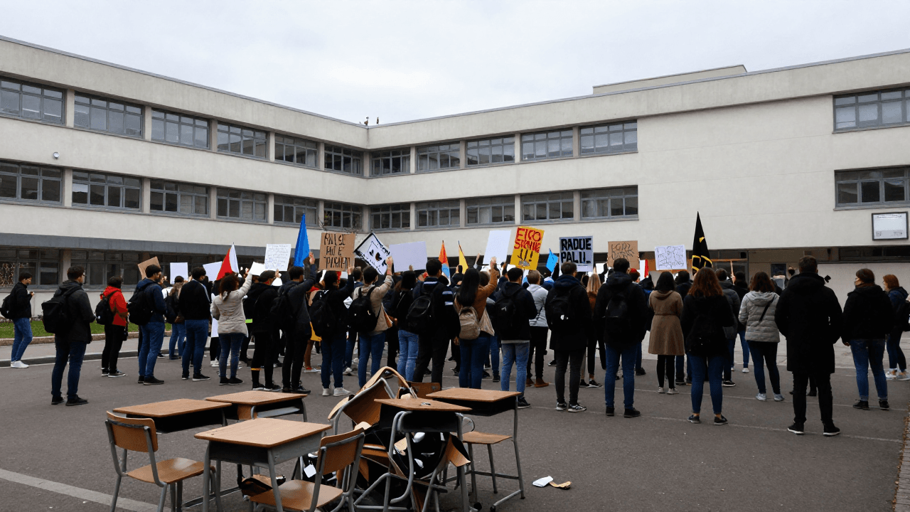 Le proteste scolastiche in Francia continuano, riprende la violenza al liceo della banlieue parigina